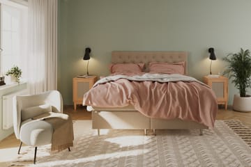 Sänggavel Boxford 160 cm - Beige - Möbler - Säng - Sängtillbehör & sänggavel - Sänggavel