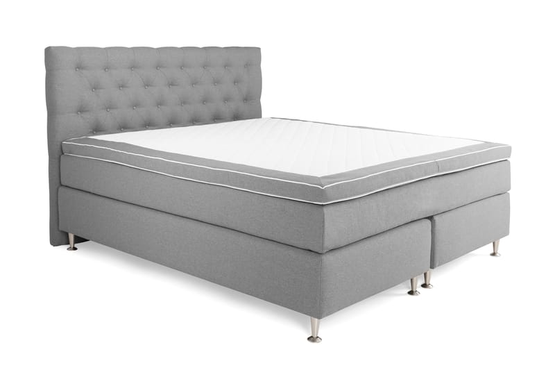 Sänggavel Boxford 160 cm - Ljusgrå - Sänggavel