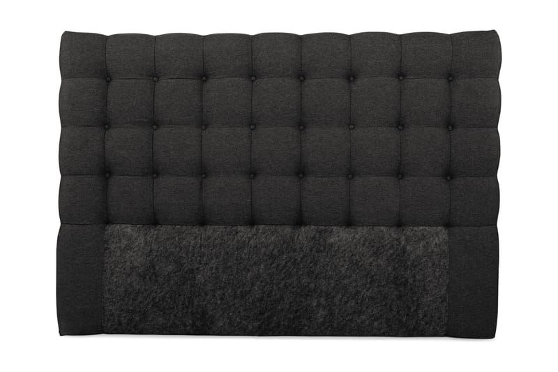Sänggavel Boxford 180 cm Rutor - Mörkgrå - Möbler - Säng - Sängtillbehör & sänggavel - Sänggavel