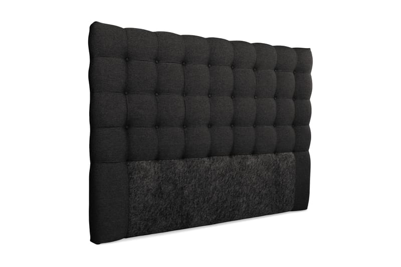 Sänggavel Boxford 180 cm Rutor - Mörkgrå - Möbler - Säng - Sängtillbehör & sänggavel - Sänggavel