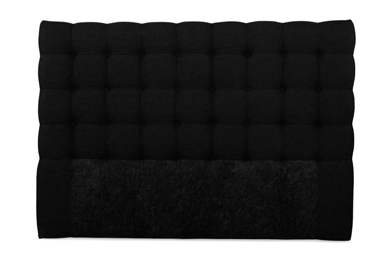 Sänggavel Boxford med Rutor Svart - 160 cm - Möbler - Säng - Sängtillbehör & sänggavel - Sänggavel