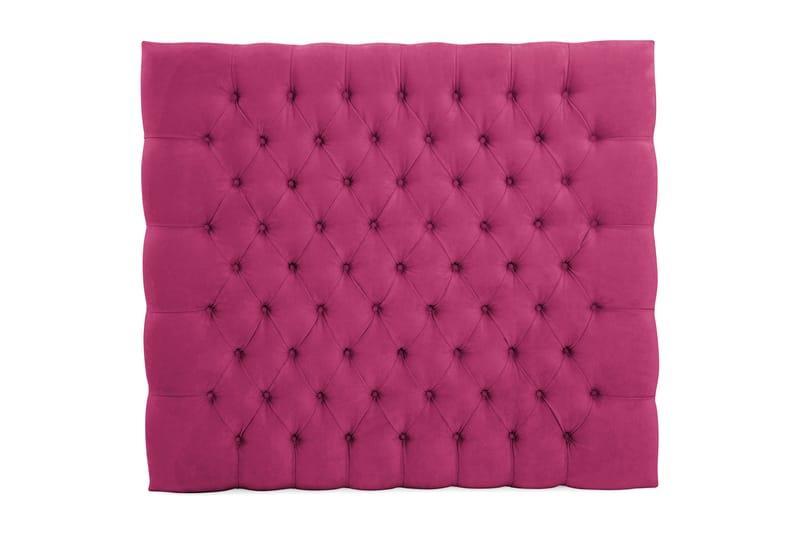 Sänggavel Celine  140 cm Sammet, Rosa