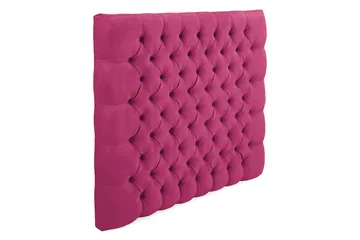 Sänggavel Celine  140 cm Sammet - Rosa - Möbler - Säng - Sängtillbehör & sänggavel - Sänggavel