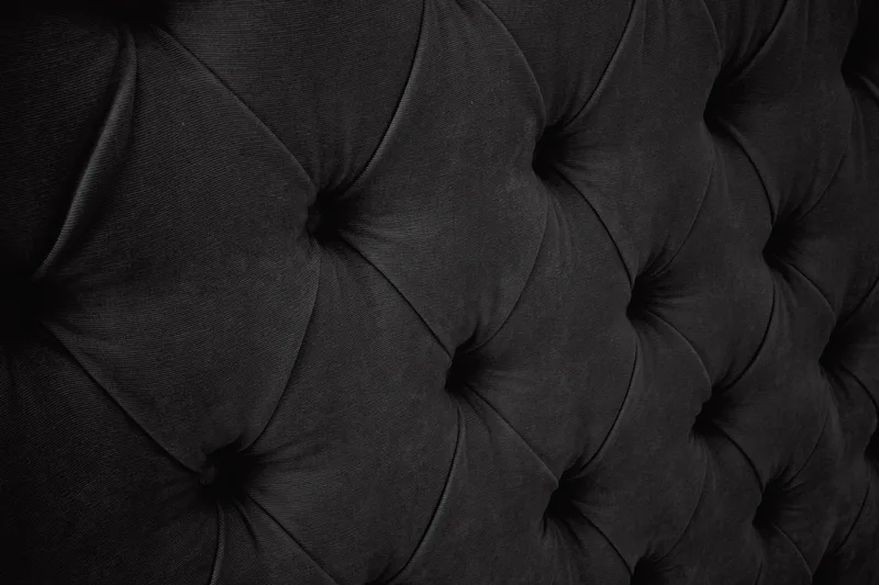 Sänggavel Celine  160 cm Sammet - Svart - Möbler - Säng - Sängtillbehör & sänggavel - Sänggavel