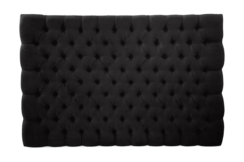 Sänggavel Celine  160 cm Sammet - Svart - Möbler - Säng - Sängtillbehör & sänggavel - Sänggavel
