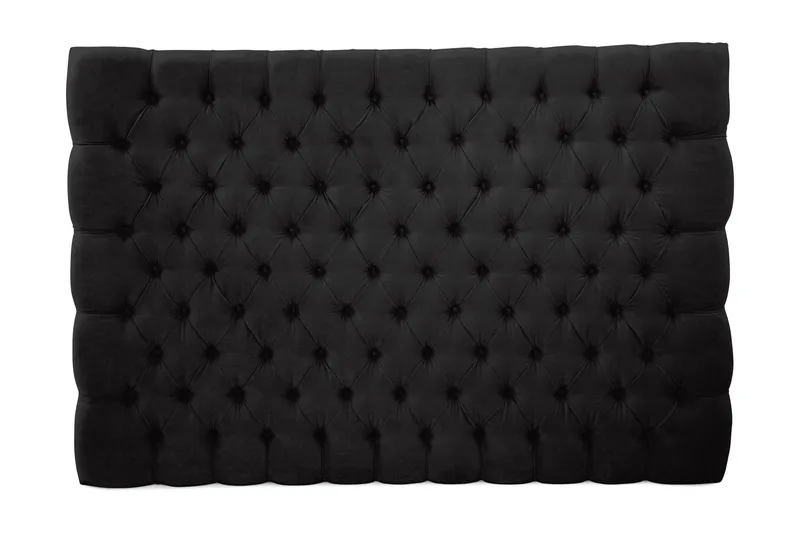Sänggavel Celine  210 cm Sammet - Svart - Möbler - Säng - Sängtillbehör & sänggavel - Sänggavel