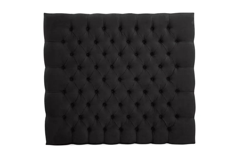 Sänggavel Celine  80 cm Sammet, Svart