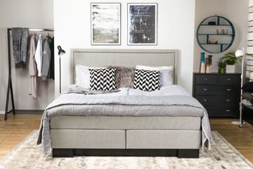 Sänggavel Cesaro 165 cm Rak - Beige - Möbler - Säng - Sängtillbehör & sänggavel - Sänggavel
