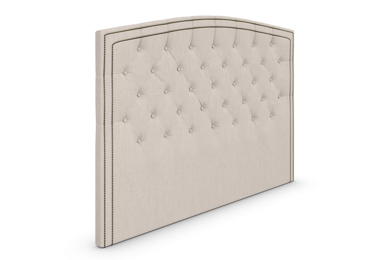 Sänggavel Cesaro 165 cm Svängd - Beige - Sänggavel