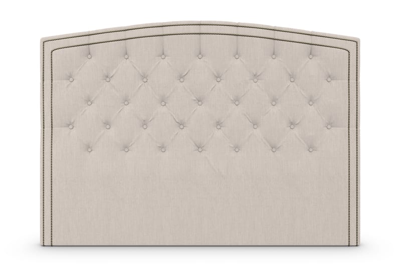 Sänggavel Cesaro 165 cm Svängd - Beige - Möbler - Säng - Sängtillbehör & sänggavel - Sänggavel