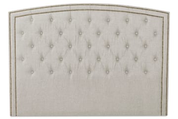 Sänggavel Cesaro 165 cm Svängd - Beige - Möbler - Säng - Sängtillbehör & sänggavel - Sänggavel
