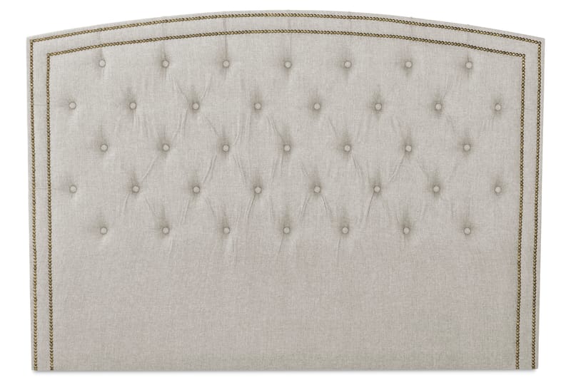 Sänggavel Cesaro 165 cm Svängd - Beige - Möbler - Säng - Sängtillbehör & sänggavel - Sänggavel
