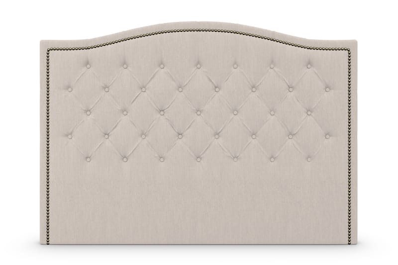 Sänggavel Cesaro 165 cm Toppad - Beige - Möbler - Säng - Sängtillbehör & sänggavel - Sänggavel