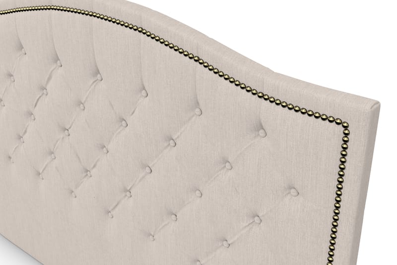Sänggavel Cesaro 165 cm Toppad - Beige - Möbler - Säng - Sängtillbehör & sänggavel - Sänggavel