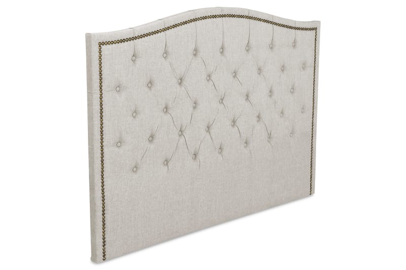 Sänggavel Cesaro 165 cm Toppad - Beige - Möbler - Säng - Sängtillbehör & sänggavel - Sänggavel
