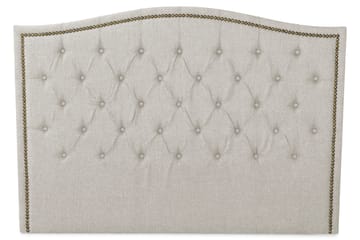 Sänggavel Cesaro 165 cm Toppad - Beige - Möbler - Säng - Sängtillbehör & sänggavel - Sänggavel