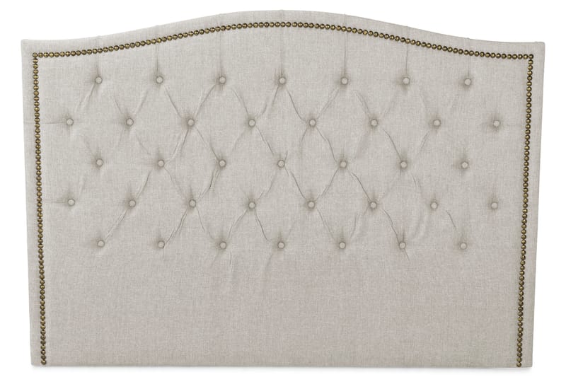 Sänggavel Cesaro 165 cm Toppad - Beige - Möbler - Säng - Sängtillbehör & sänggavel - Sänggavel