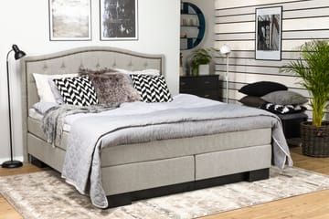 Sänggavel Cesaro 165 cm Toppad - Beige - Möbler - Säng - Sängtillbehör & sänggavel - Sänggavel