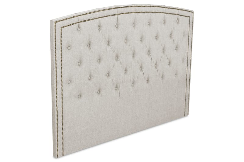 Sänggavel Cesaro 185 cm Svängd - Beige - Möbler - Säng - Sängtillbehör & sänggavel - Sänggavel