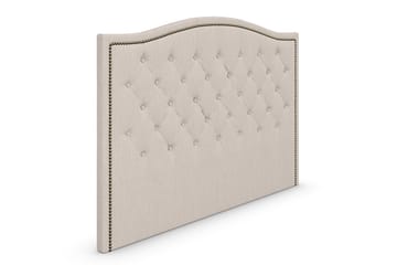 Sänggavel Cesaro 185 cm Toppad - Beige - Möbler - Säng - Sängtillbehör & sänggavel - Sänggavel