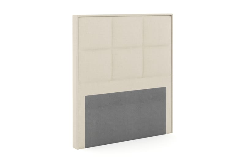 Sänggavel Choice 120 cm Rutig - Beige - Sänggavel