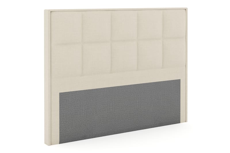 Sänggavel Choice 180 cm Rutig - Beige - Sänggavel