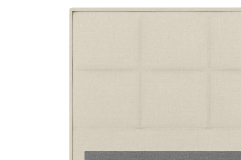 Sänggavel Choice 180 cm Rutig - Beige - Sänggavel