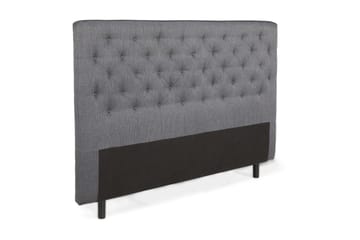 Sänggavel Djuphäftad 180 cm - Mörkgrå - Möbler - Säng - Sängtillbehör & sänggavel - Sänggavel