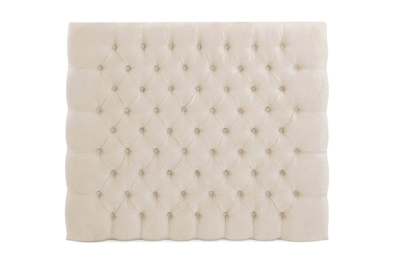 Sänggavel Estelle 105 cm Sammet - Beige - Möbler - Säng - Sängtillbehör & sänggavel - Sänggavel