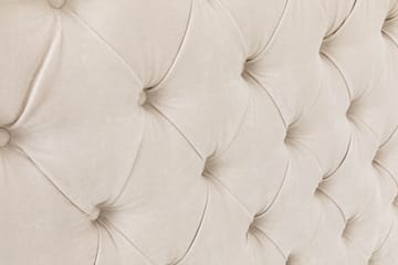 Sänggavel Estelle 105 cm Sammet - Beige - Möbler - Säng - Sängtillbehör & sänggavel - Sänggavel