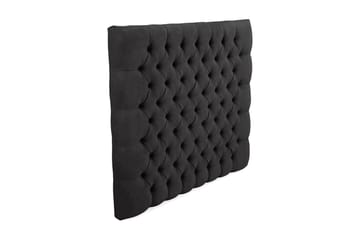 Sänggavel Estelle 105 cm Sammet - Svart - Möbler - Säng - Sängtillbehör & sänggavel - Sänggavel