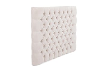 Sänggavel Estelle 120 cm Sammet - Beige - Möbler - Säng - Sängtillbehör & sänggavel - Sänggavel