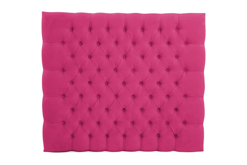 Sänggavel Estelle 120 cm Sammet - Rosa - Sänggavel