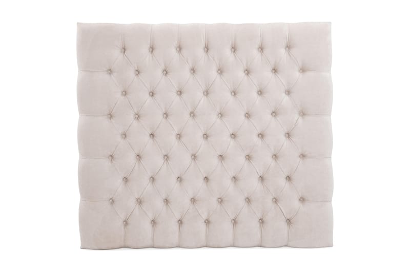 Sänggavel Estelle 140 cm Sammet - Beige - Möbler - Säng - Sängtillbehör & sänggavel - Sänggavel