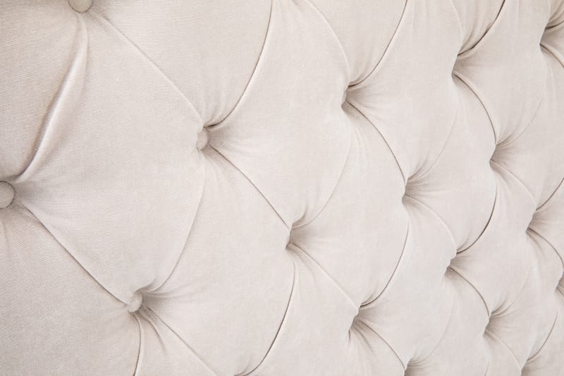 Sänggavel Estelle 160 cm Sammet - Beige - Möbler - Säng - Sängtillbehör & sänggavel - Sänggavel
