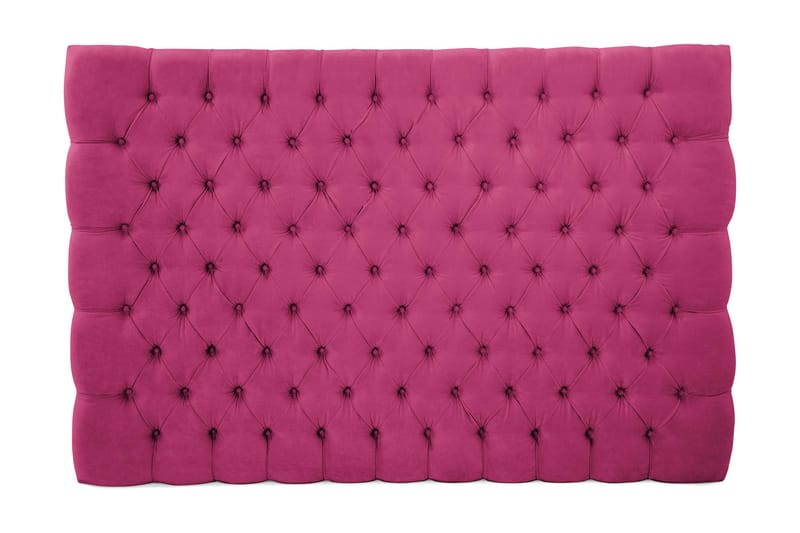 Sänggavel Estelle 160 cm Sammet - Rosa - Möbler - Säng - Sängtillbehör & sänggavel - Sänggavel