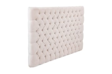 Sänggavel Estelle 180 cm Sammet - Beige - Möbler - Säng - Sängtillbehör & sänggavel - Sänggavel