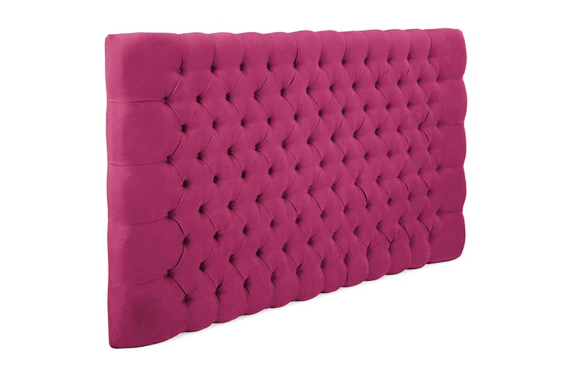 Sänggavel Estelle 210 cm Sammet - Rosa - Möbler - Säng - Sängtillbehör & sänggavel - Sänggavel