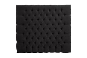 Sänggavel Estelle 80 cm Sammet - Svart - Möbler - Säng - Sängtillbehör & sänggavel - Sänggavel
