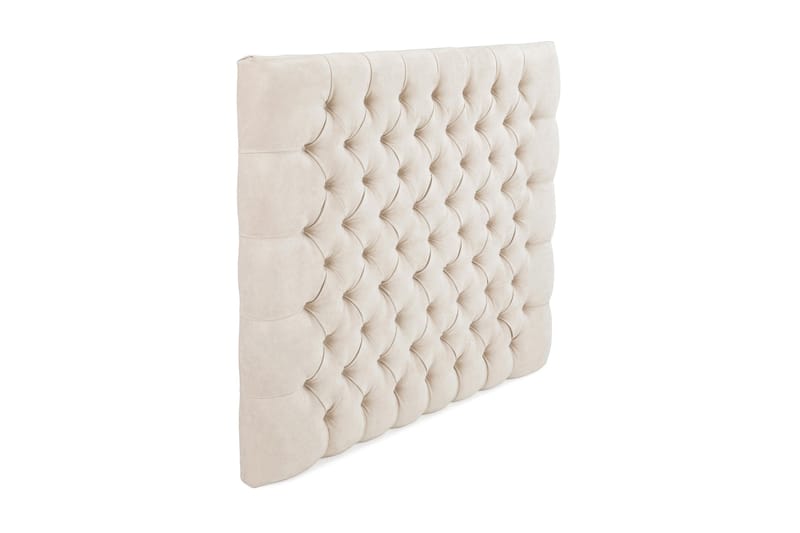 Sänggavel Estelle 90 cm Sammet - Beige - Möbler - Säng - Sängtillbehör & sänggavel - Sänggavel