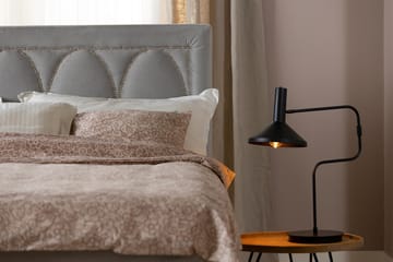 Sänggavel Noyelles 120 cm - Ljusgrå/Sammet - Möbler - Säng - Sängtillbehör & sänggavel - Sänggavel