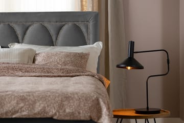 Sänggavel Noyelles 120 cm - Mörkgrå/Sammet - Möbler - Säng - Sängtillbehör & sänggavel - Sänggavel