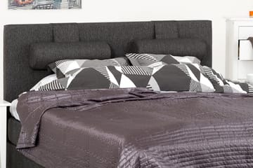 Sänggavel Olivia 150 cm Slät - Svart|Grå - Möbler - Säng - Sängtillbehör & sänggavel - Sänggavel