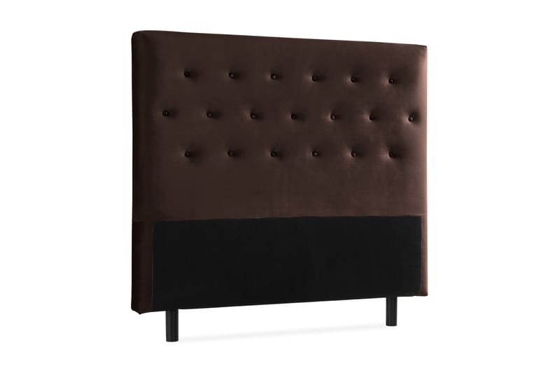 Sänggavel Rebeca 120 cm Button - Brun - Möbler - Säng - Sängtillbehör & sänggavel - Sänggavel