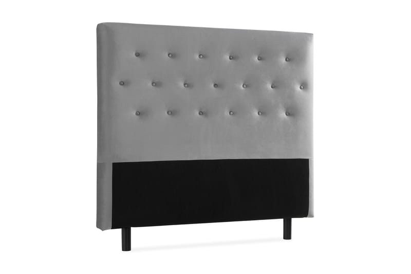 Sänggavel Rebeca 120 cm Button - Grå - Möbler - Säng - Sängtillbehör & sänggavel - Sänggavel