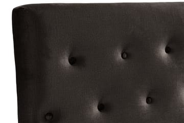Sänggavel Rebeca 120 cm Button - Mörkgrå - Möbler - Säng - Sängtillbehör & sänggavel - Sänggavel