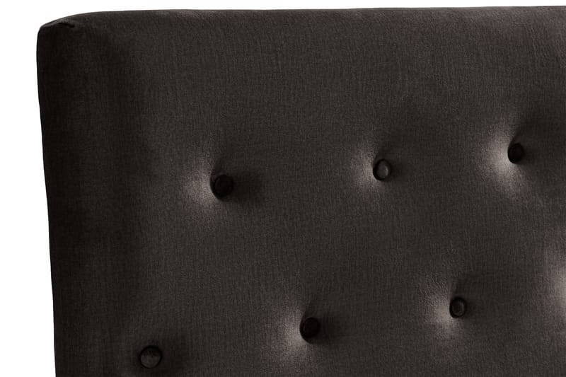 Sänggavel Rebeca 120 cm Button - Mörkgrå - Möbler - Säng - Sängtillbehör & sänggavel - Sänggavel
