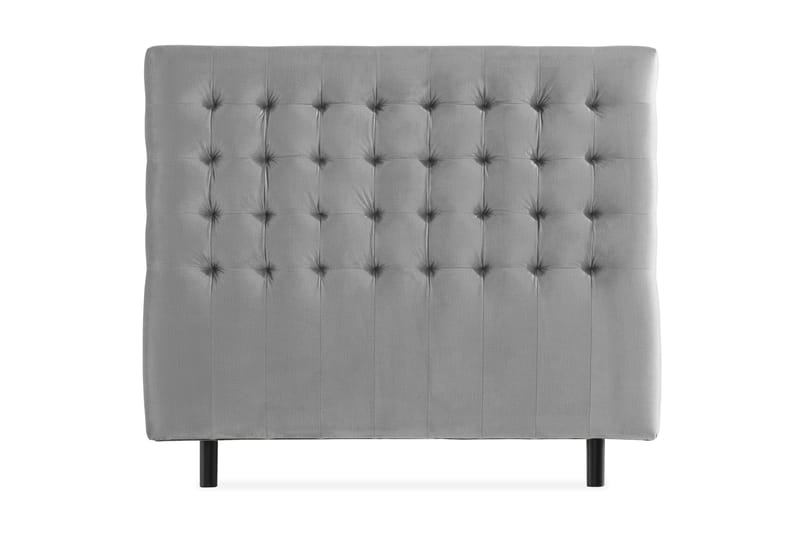 Sänggavel Rebeca 120 cm Square - Grå - Möbler - Säng - Sängtillbehör & sänggavel - Sänggavel