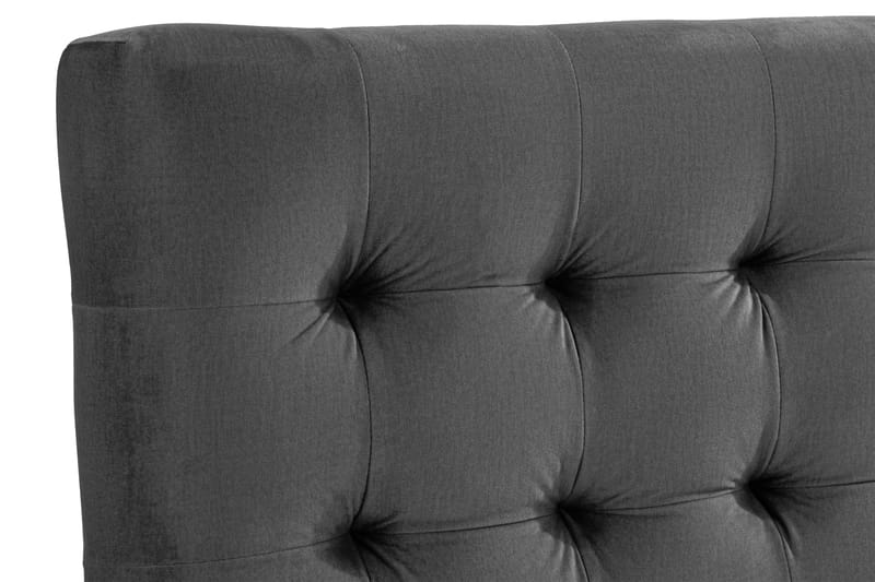 Sänggavel Rebeca 120 cm Square - Mörkgrå - Möbler - Säng - Sängtillbehör & sänggavel - Sänggavel