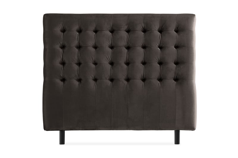 Sänggavel Rebeca 120 cm Square - Mörkgrå - Möbler - Säng - Sängtillbehör & sänggavel - Sänggavel